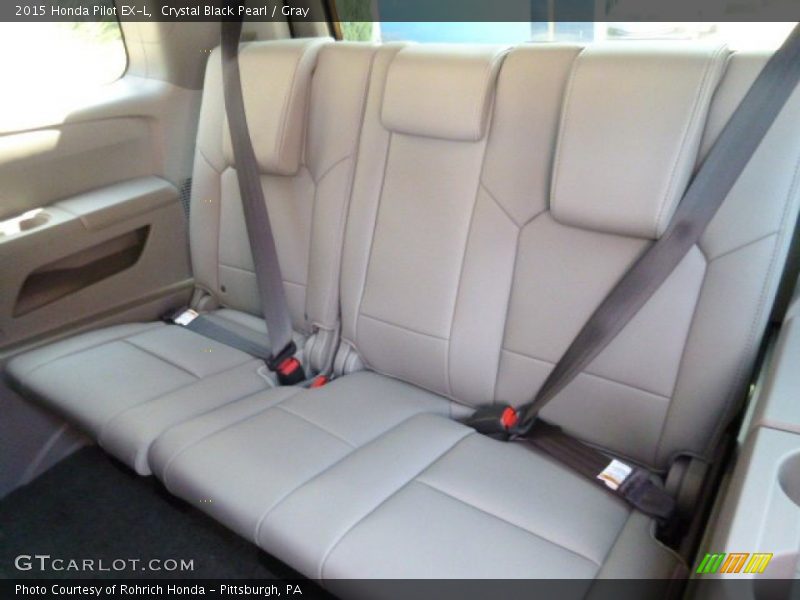 Crystal Black Pearl / Gray 2015 Honda Pilot EX-L