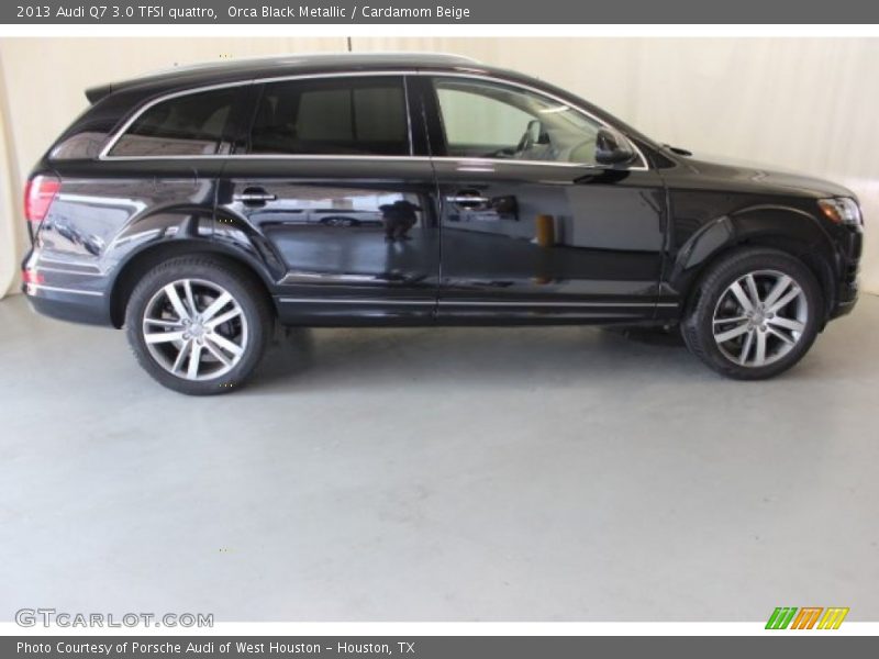 Orca Black Metallic / Cardamom Beige 2013 Audi Q7 3.0 TFSI quattro