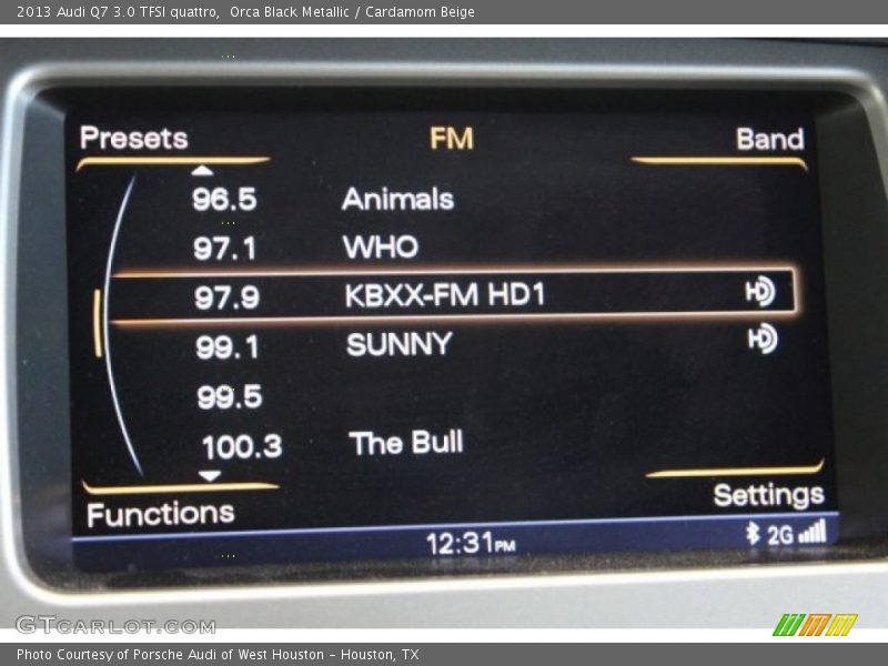 Orca Black Metallic / Cardamom Beige 2013 Audi Q7 3.0 TFSI quattro