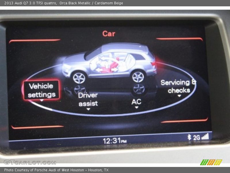 Orca Black Metallic / Cardamom Beige 2013 Audi Q7 3.0 TFSI quattro