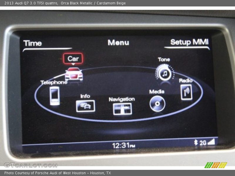 Orca Black Metallic / Cardamom Beige 2013 Audi Q7 3.0 TFSI quattro