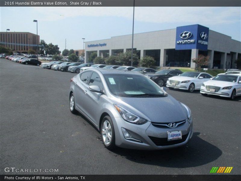 Shale Gray / Black 2016 Hyundai Elantra Value Edition