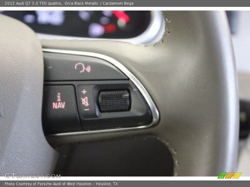 Orca Black Metallic / Cardamom Beige 2013 Audi Q7 3.0 TFSI quattro