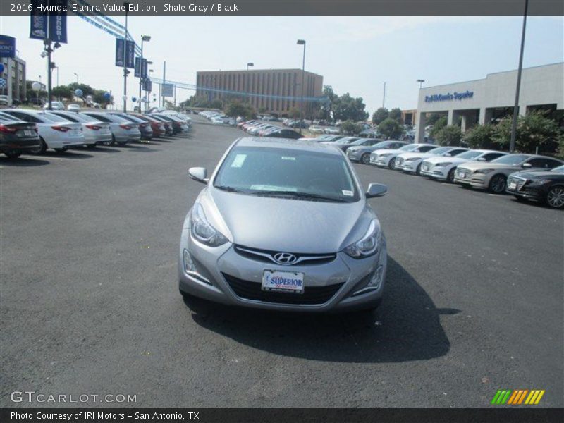 Shale Gray / Black 2016 Hyundai Elantra Value Edition