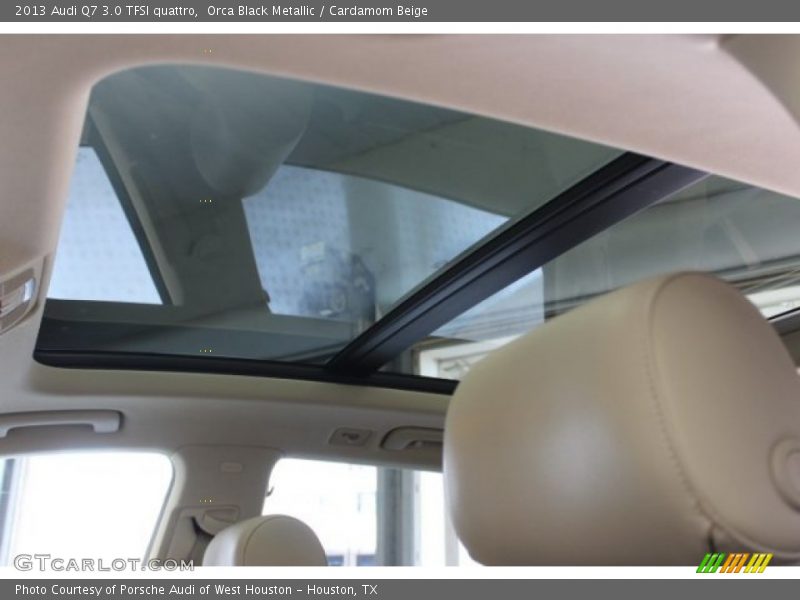 Orca Black Metallic / Cardamom Beige 2013 Audi Q7 3.0 TFSI quattro