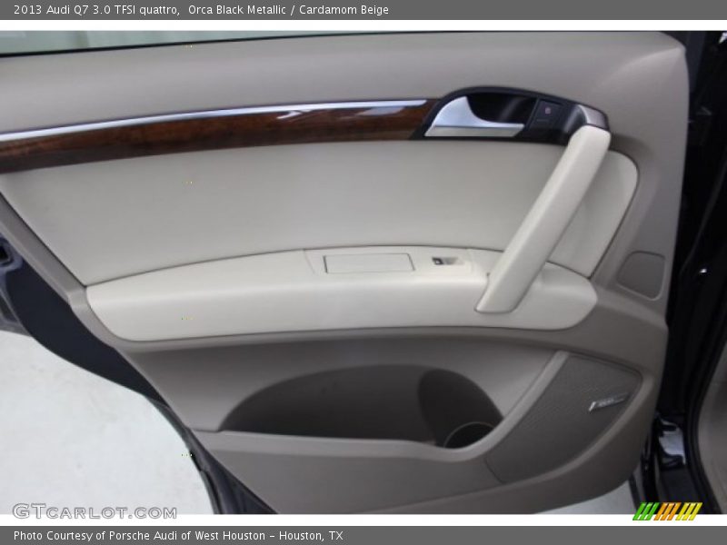 Orca Black Metallic / Cardamom Beige 2013 Audi Q7 3.0 TFSI quattro