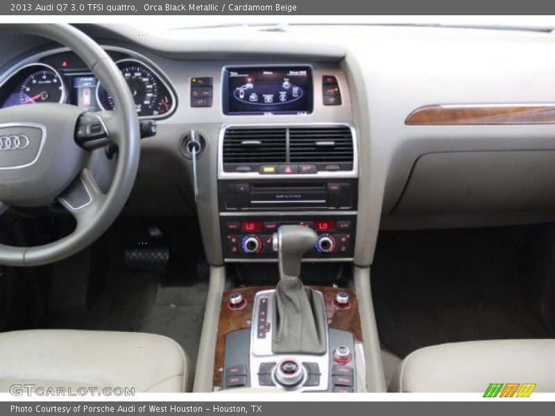 Orca Black Metallic / Cardamom Beige 2013 Audi Q7 3.0 TFSI quattro