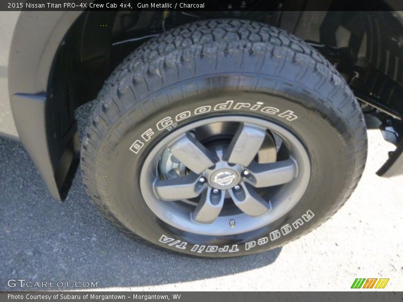 Gun Metallic / Charcoal 2015 Nissan Titan PRO-4X Crew Cab 4x4