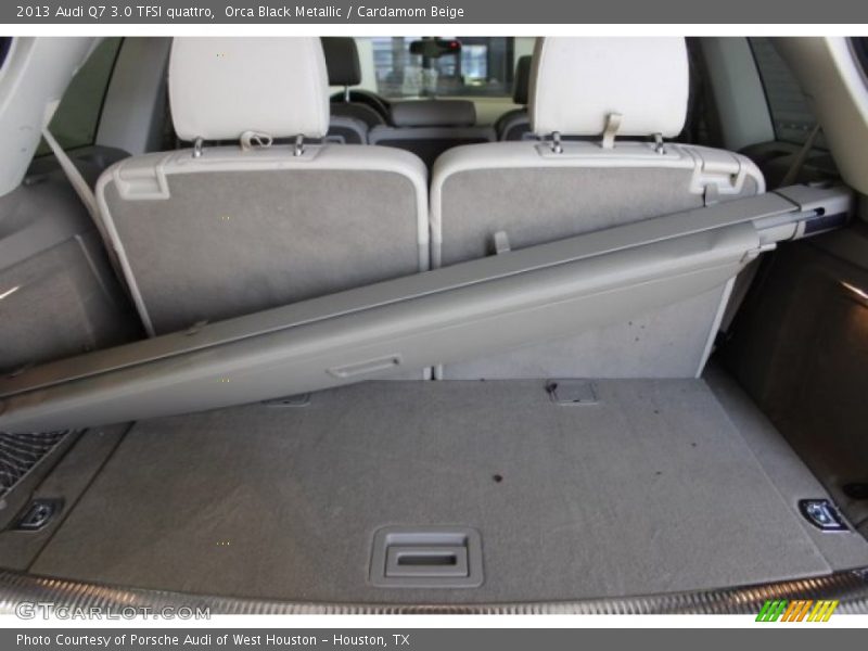 Orca Black Metallic / Cardamom Beige 2013 Audi Q7 3.0 TFSI quattro