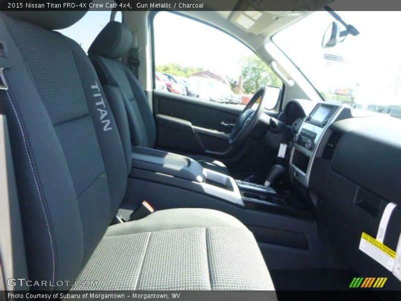 Gun Metallic / Charcoal 2015 Nissan Titan PRO-4X Crew Cab 4x4