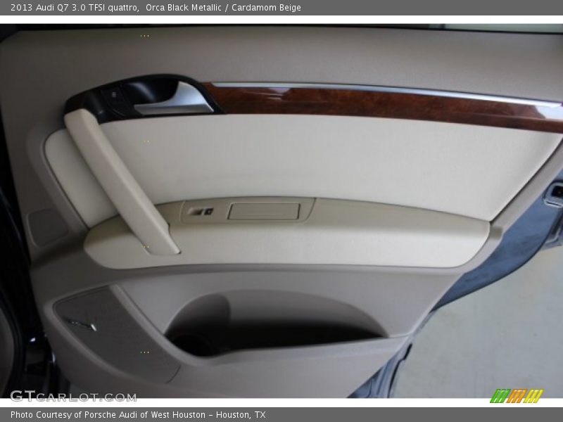 Orca Black Metallic / Cardamom Beige 2013 Audi Q7 3.0 TFSI quattro