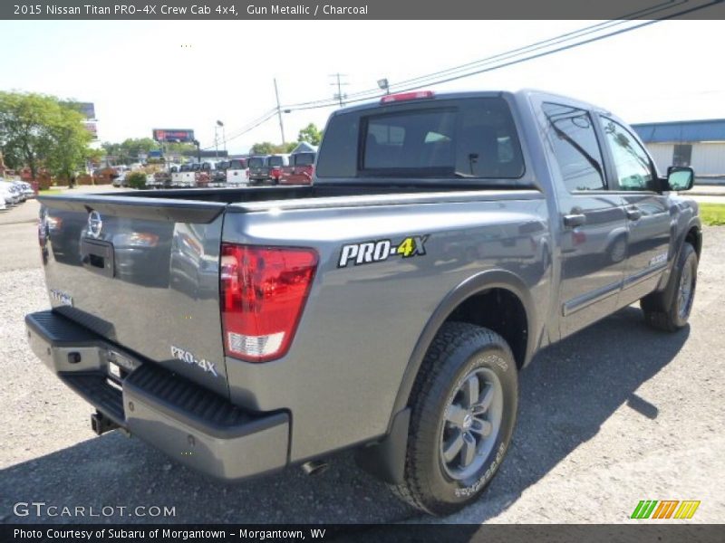 Gun Metallic / Charcoal 2015 Nissan Titan PRO-4X Crew Cab 4x4