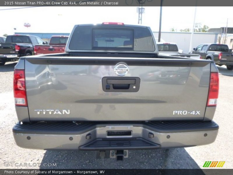 Gun Metallic / Charcoal 2015 Nissan Titan PRO-4X Crew Cab 4x4