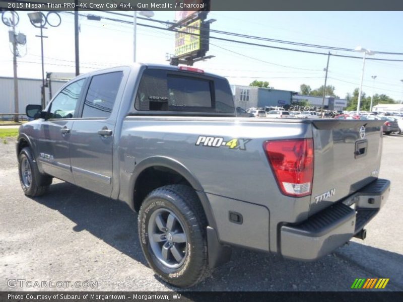 Gun Metallic / Charcoal 2015 Nissan Titan PRO-4X Crew Cab 4x4