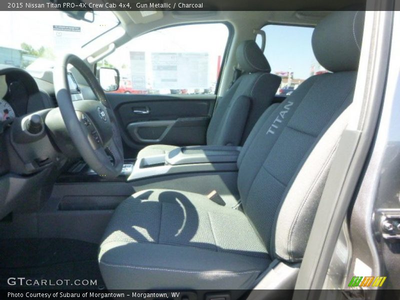 Gun Metallic / Charcoal 2015 Nissan Titan PRO-4X Crew Cab 4x4