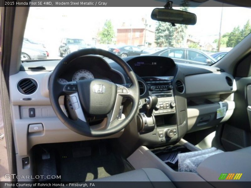 Gray Interior - 2015 Pilot SE 4WD 