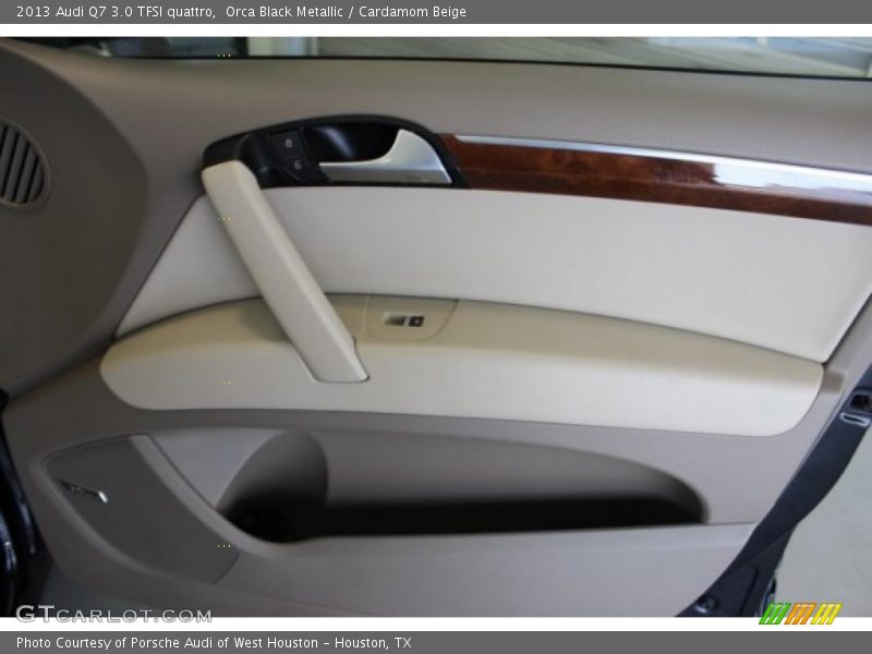 Orca Black Metallic / Cardamom Beige 2013 Audi Q7 3.0 TFSI quattro