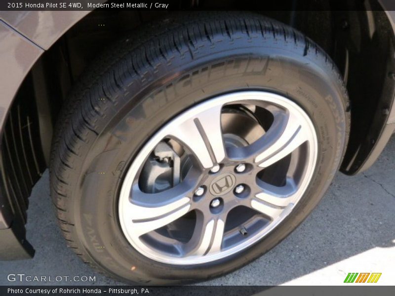 Modern Steel Metallic / Gray 2015 Honda Pilot SE 4WD