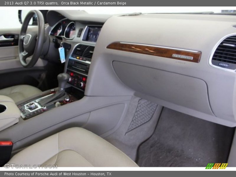 Orca Black Metallic / Cardamom Beige 2013 Audi Q7 3.0 TFSI quattro