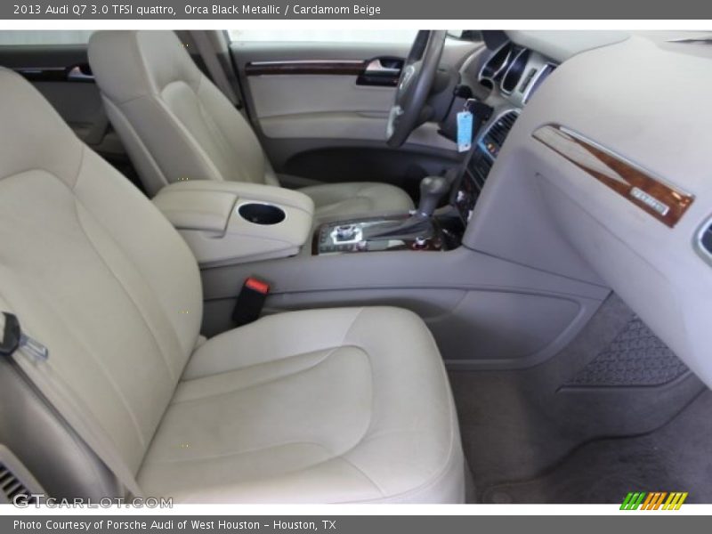 Orca Black Metallic / Cardamom Beige 2013 Audi Q7 3.0 TFSI quattro