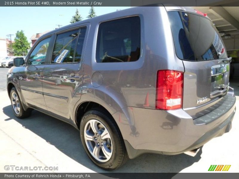 Modern Steel Metallic / Gray 2015 Honda Pilot SE 4WD