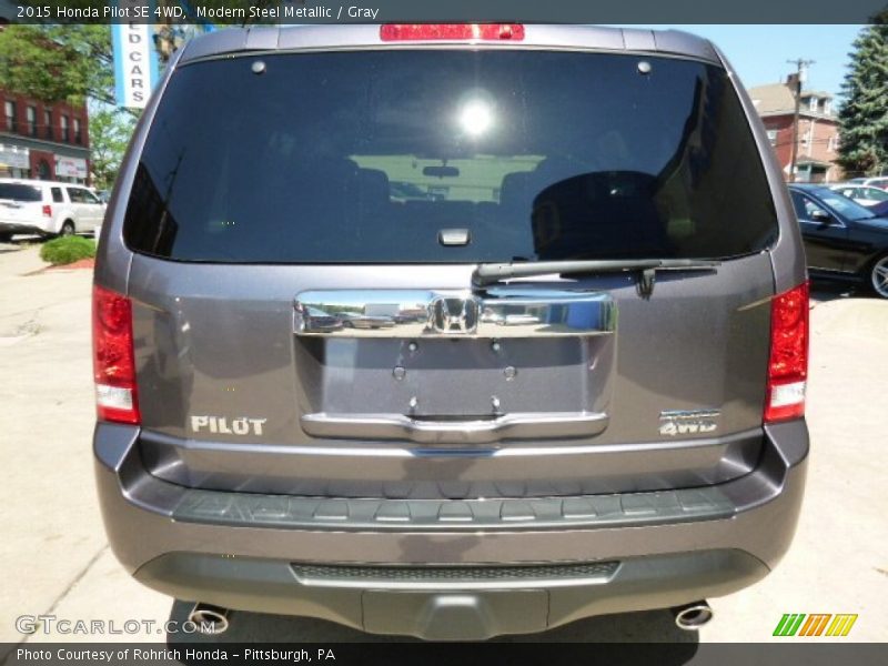 Modern Steel Metallic / Gray 2015 Honda Pilot SE 4WD