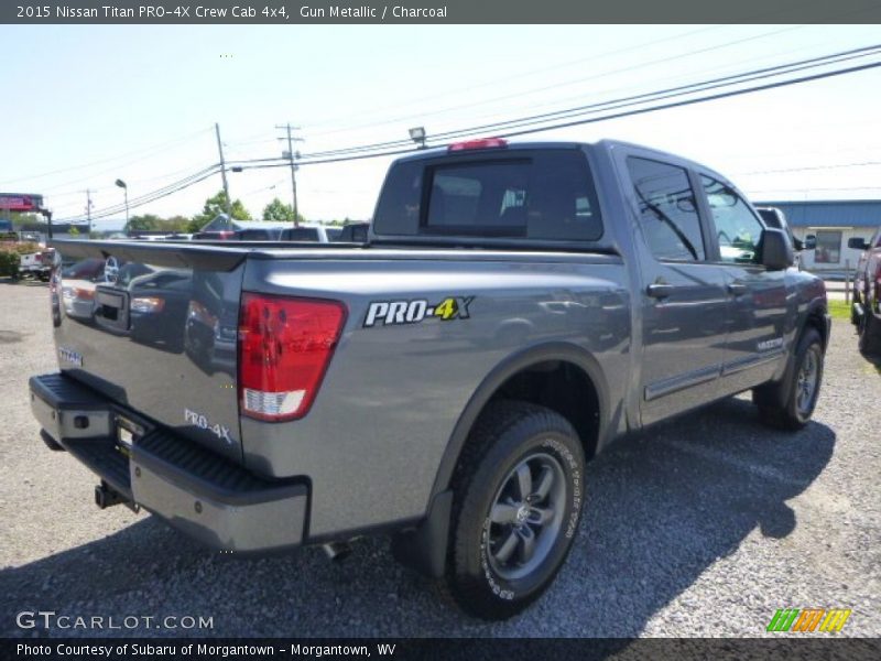 Gun Metallic / Charcoal 2015 Nissan Titan PRO-4X Crew Cab 4x4