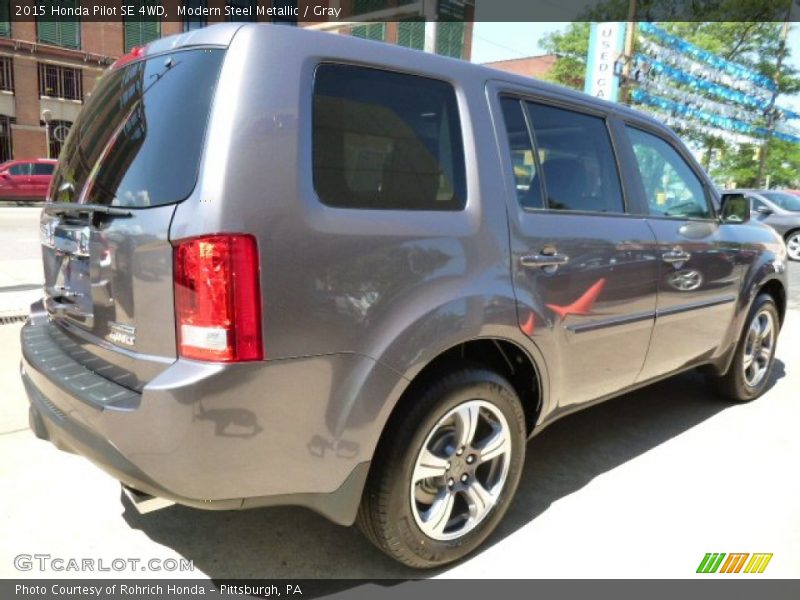 Modern Steel Metallic / Gray 2015 Honda Pilot SE 4WD