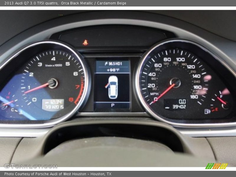 Orca Black Metallic / Cardamom Beige 2013 Audi Q7 3.0 TFSI quattro