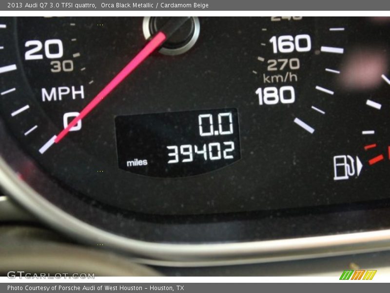 Orca Black Metallic / Cardamom Beige 2013 Audi Q7 3.0 TFSI quattro