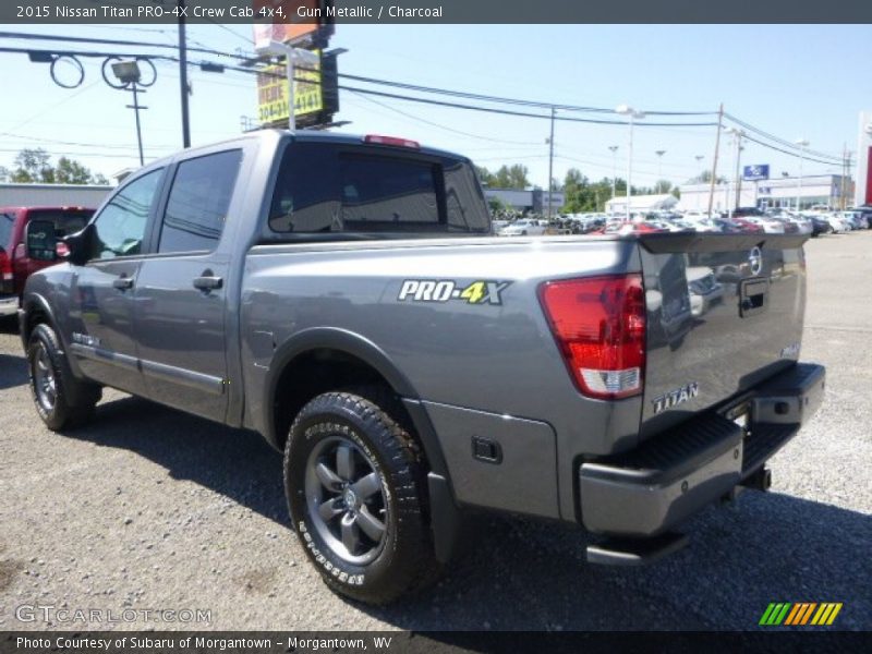 Gun Metallic / Charcoal 2015 Nissan Titan PRO-4X Crew Cab 4x4