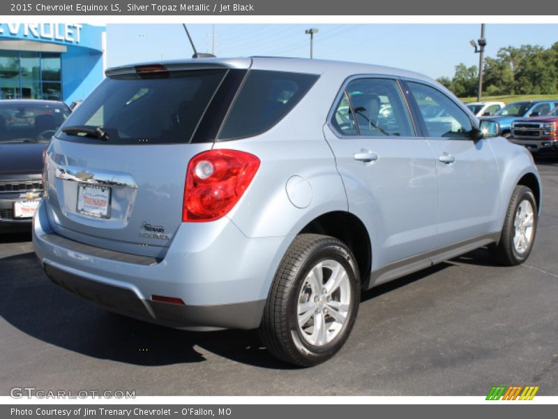 Silver Topaz Metallic / Jet Black 2015 Chevrolet Equinox LS