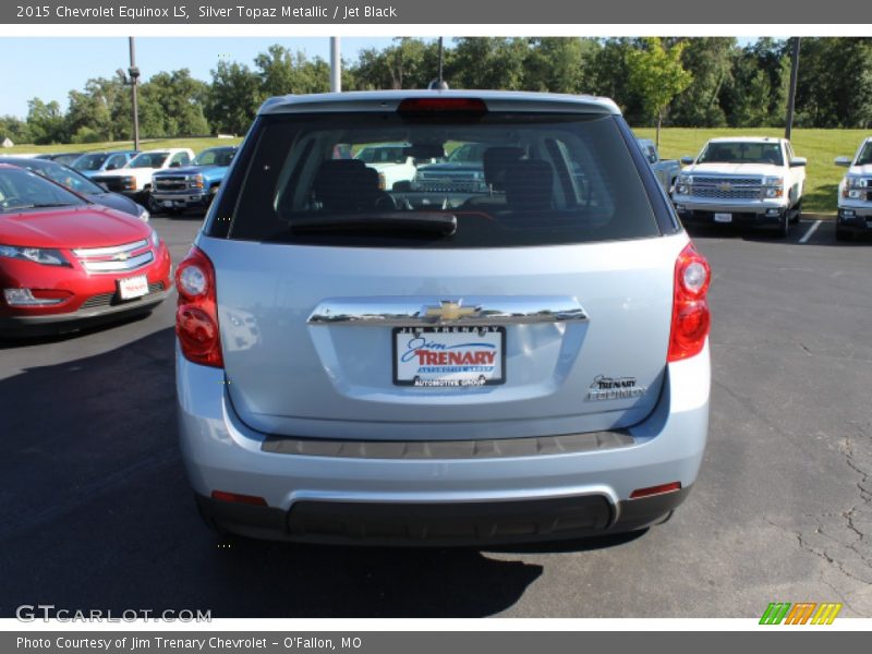 Silver Topaz Metallic / Jet Black 2015 Chevrolet Equinox LS