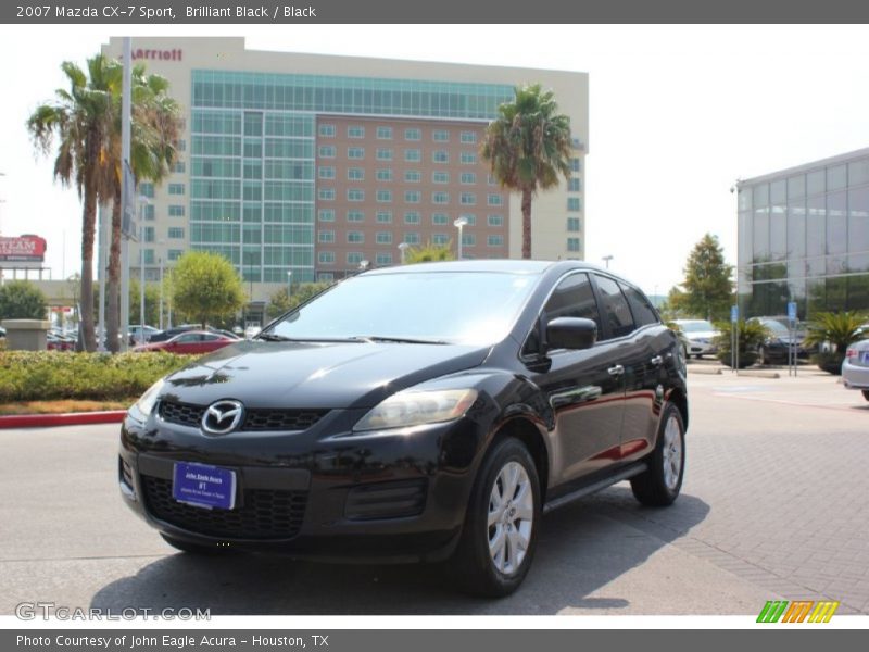 Brilliant Black / Black 2007 Mazda CX-7 Sport