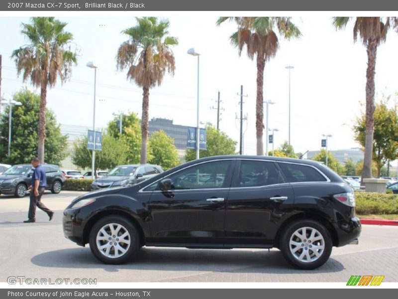 Brilliant Black / Black 2007 Mazda CX-7 Sport