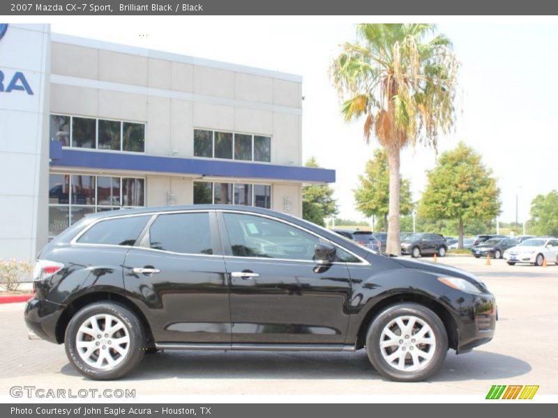 Brilliant Black / Black 2007 Mazda CX-7 Sport