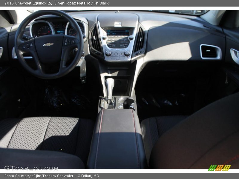 Silver Topaz Metallic / Jet Black 2015 Chevrolet Equinox LS