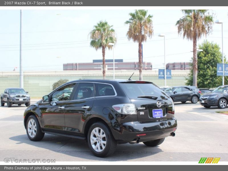 Brilliant Black / Black 2007 Mazda CX-7 Sport