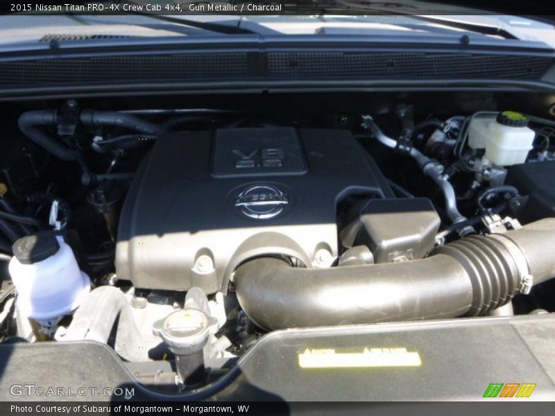 Gun Metallic / Charcoal 2015 Nissan Titan PRO-4X Crew Cab 4x4