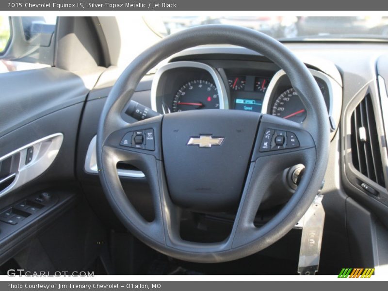 Silver Topaz Metallic / Jet Black 2015 Chevrolet Equinox LS