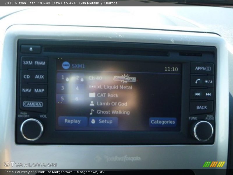 Gun Metallic / Charcoal 2015 Nissan Titan PRO-4X Crew Cab 4x4
