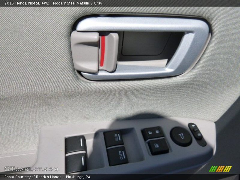 Modern Steel Metallic / Gray 2015 Honda Pilot SE 4WD