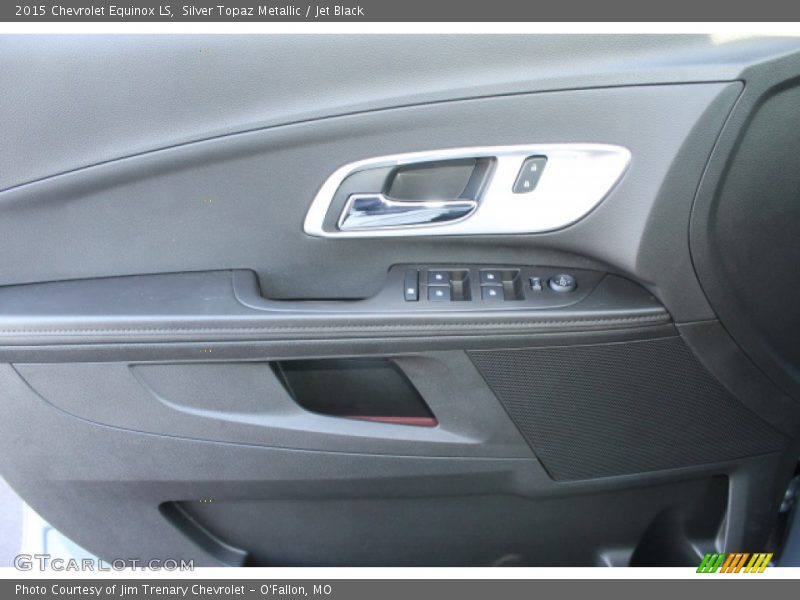 Silver Topaz Metallic / Jet Black 2015 Chevrolet Equinox LS
