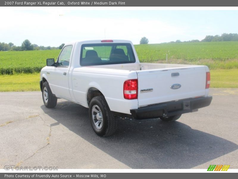 Oxford White / Medium Dark Flint 2007 Ford Ranger XL Regular Cab