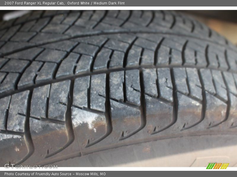 Oxford White / Medium Dark Flint 2007 Ford Ranger XL Regular Cab
