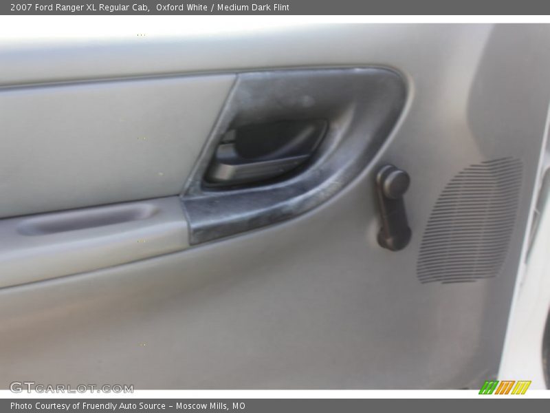 Oxford White / Medium Dark Flint 2007 Ford Ranger XL Regular Cab