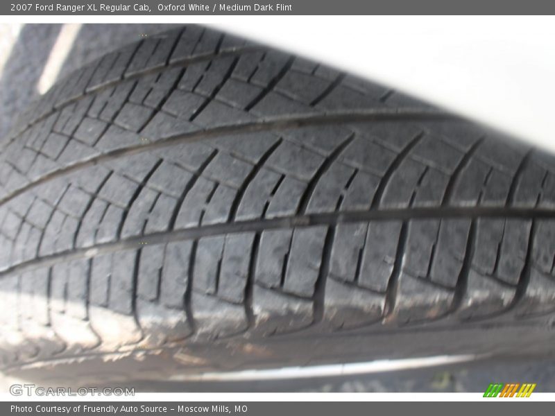 Oxford White / Medium Dark Flint 2007 Ford Ranger XL Regular Cab