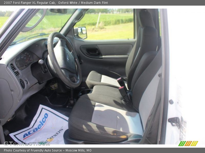 Oxford White / Medium Dark Flint 2007 Ford Ranger XL Regular Cab