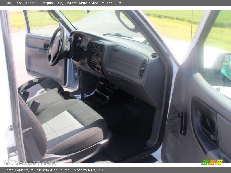 Oxford White / Medium Dark Flint 2007 Ford Ranger XL Regular Cab