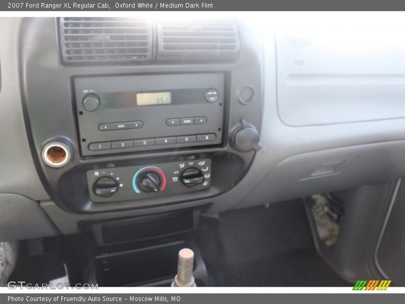 Oxford White / Medium Dark Flint 2007 Ford Ranger XL Regular Cab